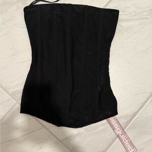 Missguided Black Corset Top